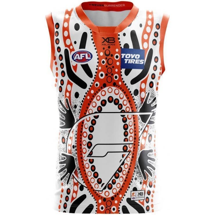 GWS Giants Mens AFL Indigenous Guernsey