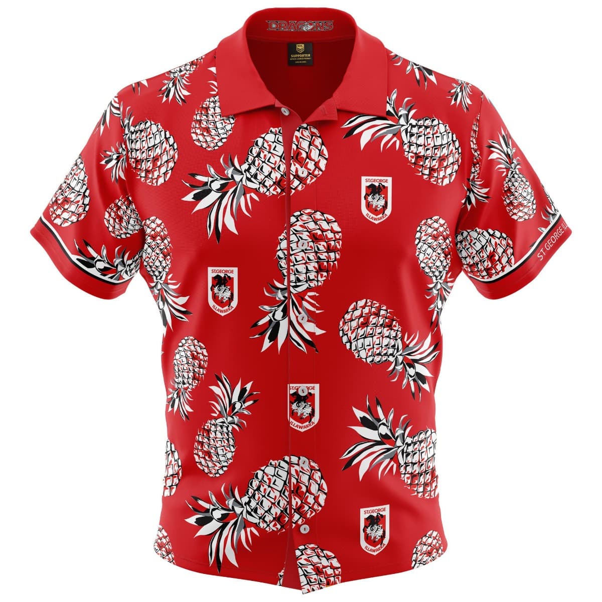 St George Dragons NRL Mens Hawaiian Shirt