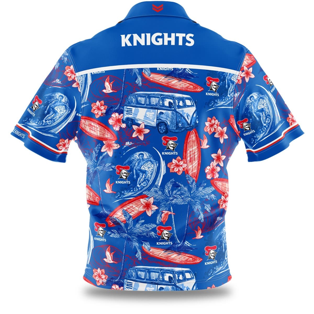 Newcastle Knights Mens NRL Hawaiian Shirt