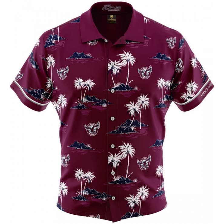 Manly Sea Eagles NRL Mens Hawaiian Shirt