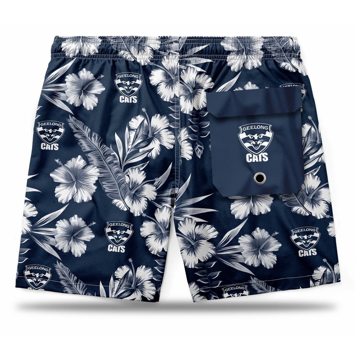 Geelong Cats AFL Mens Hawaiian Shorts