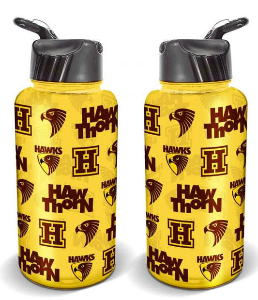 Hawthorn Hawks AFL 1 Litre Flip Drink Bottle Hawthorn Hawks AFL 1 Litre Flip Drink Bottle