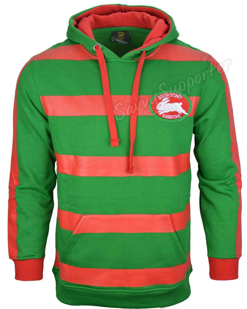 South Sydney Rabbitohs NRL Retro Pullover Hoodie
