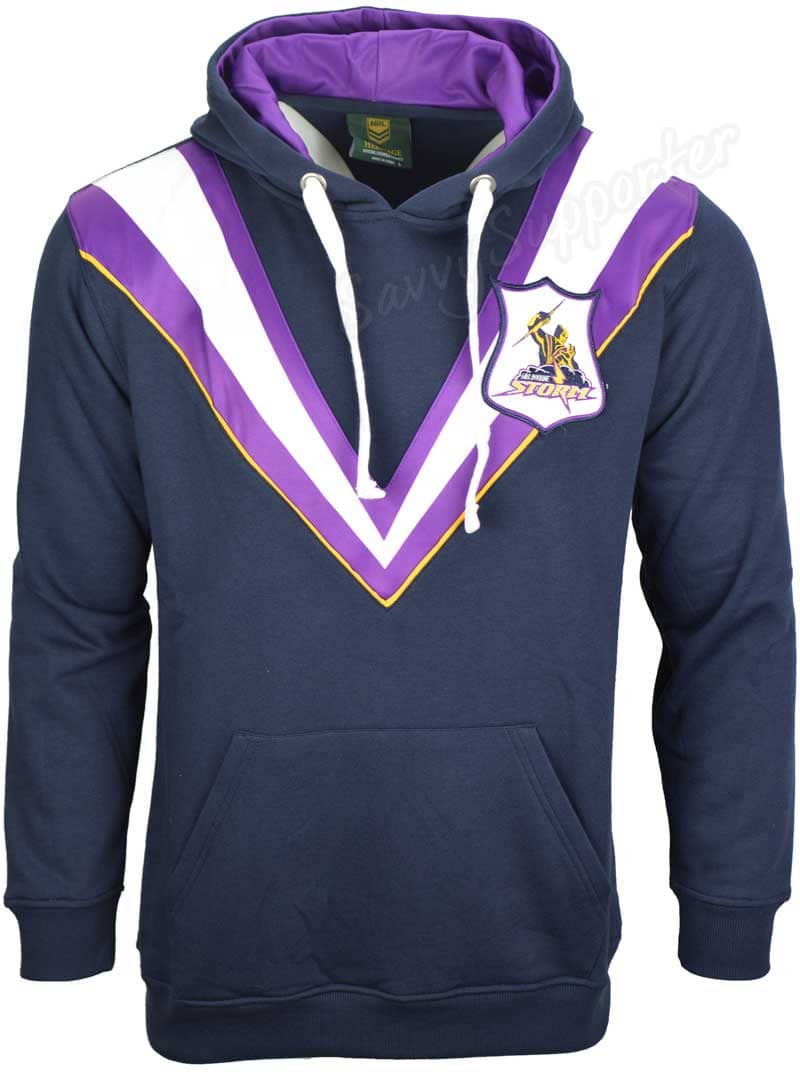 Melbourne Storm NRL Retro Pullover Hoodie