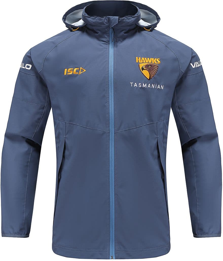 Hawthorn Hawks 2023 AFL Mens Wet Weather Jacket Hawthorn Hawks 2023 AFL Mens Wet Weather Jacket