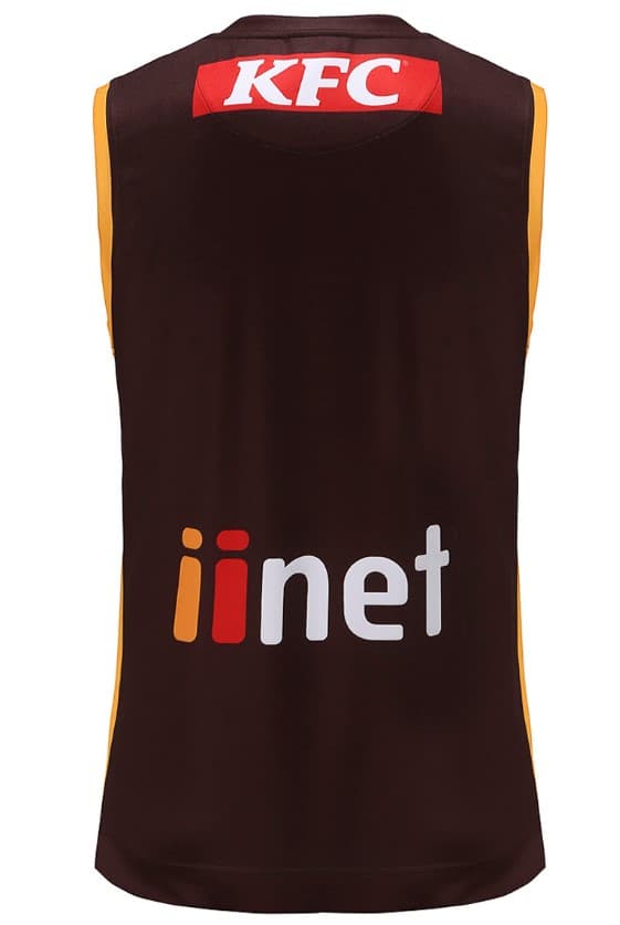 Hawthorn Hawks 2023 AFL Mens Brown Training Guernsey Hawthorn Hawks 2023 AFL Mens Brown Training Guernsey