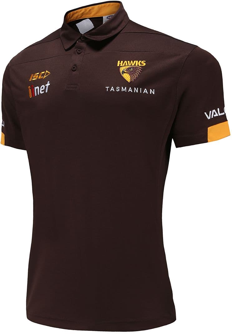 Hawthorn Hawks AFL Mens Polo Shirt Hawthorn Hawks AFL Mens Polo Shirt