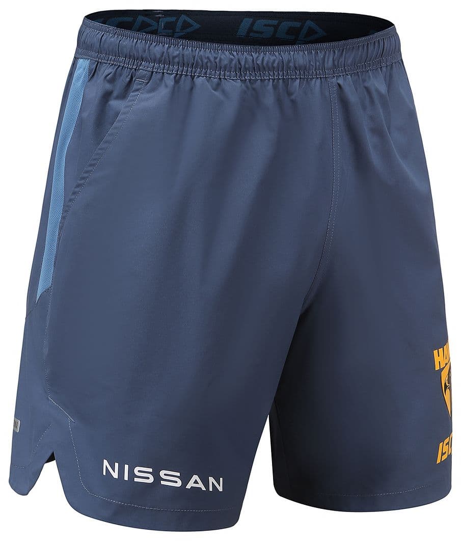 Hawthorn Hawks AFL Mens Steel Training Shorts Hawthorn Hawks AFL Mens Steel Training Shorts