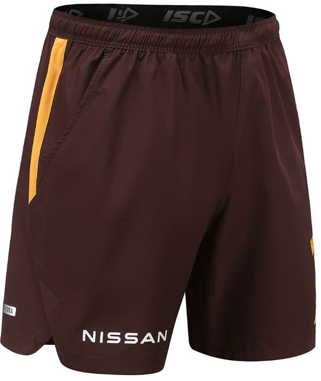 Hawthorn Hawks AFL Mens Brown Training Shorts Hawthorn Hawks AFL Mens Brown Training Shorts