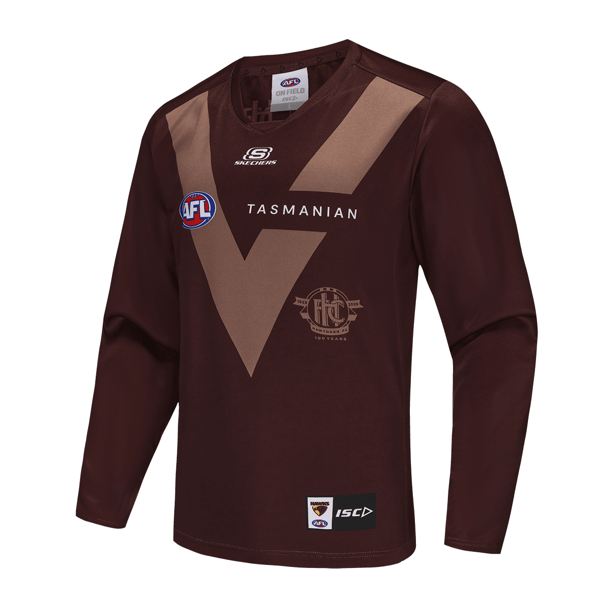 Hawthorn Hawks 2025 AFL Mens Long Sleeve Clash Guernsey