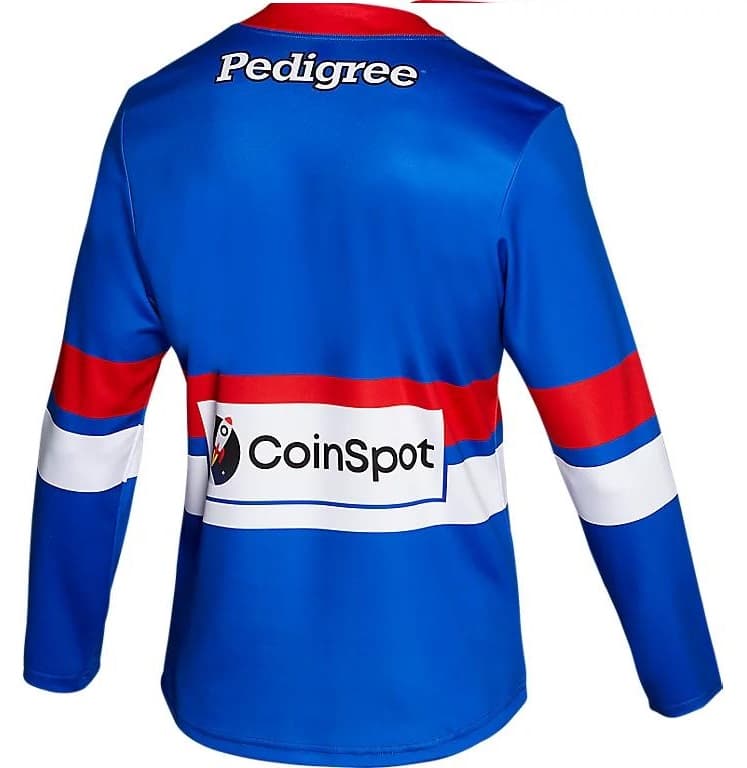 Western Bulldogs AFL Mens Long Sleeve Home Guernsey