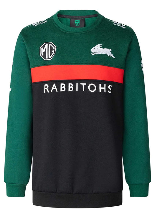 South Sydney Rabbitohs 2025 NRL Mens Crew Fleece Jumper South Sydney Rabbitohs 2025 NRL Mens Crew Fleece Jumper