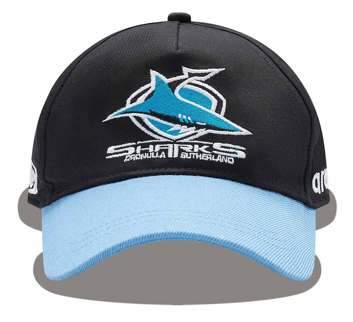Cronulla Sharks 2025 NRL Players Black Media Cap Cronulla Sharks 2025 NRL Players Black Media Cap