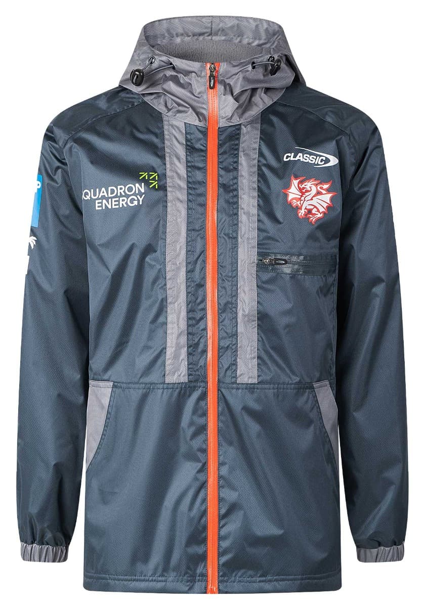 St George Dragons 2025 NRL Mens Wet Weather Jacket