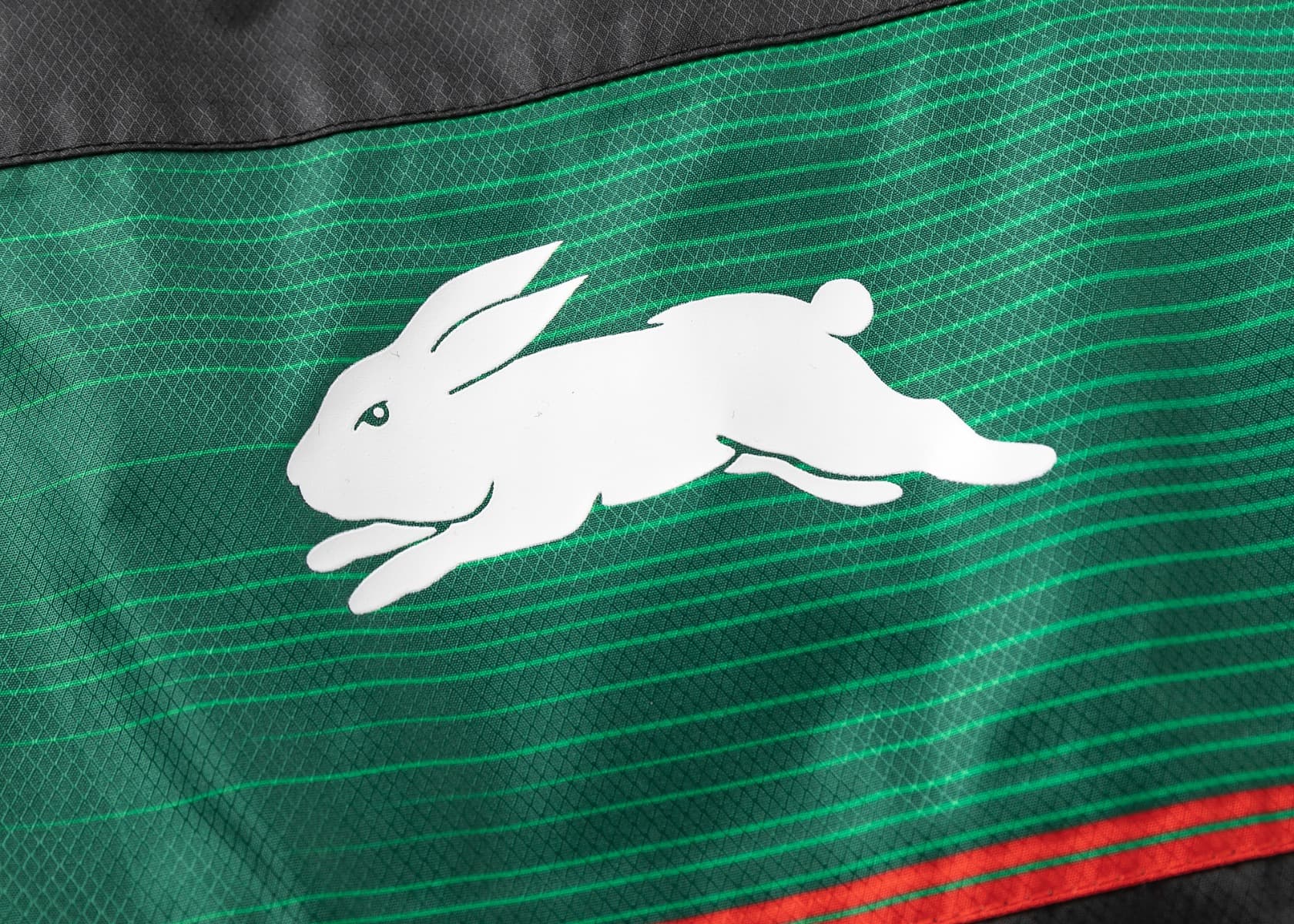 South Sydney Rabbitohs 2025 NRL Mens  Mens Wet Weather Jacket South Sydney Rabbitohs 2025 NRL Mens  Mens Wet Weather Jacket