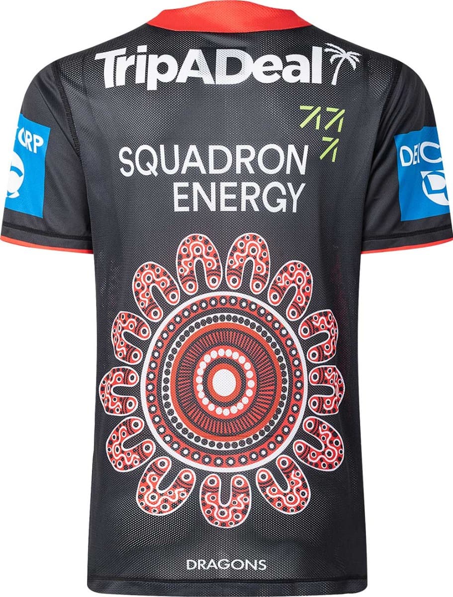 St George Dragons 2024 NRL Mens Indigenous Training Shirt