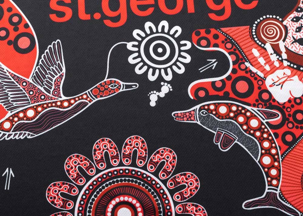 St George Dragons 2024 NRL Mens Indigenous Training Shirt