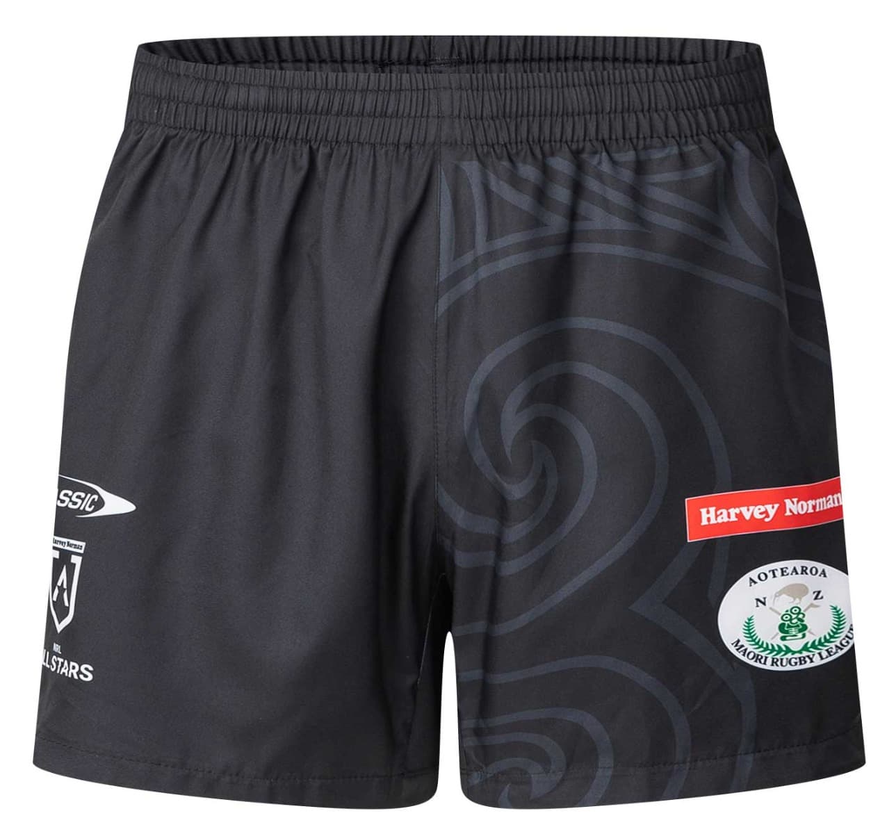 New Zealand Maori All Stars 2025 NRL Mens Gym Shorts