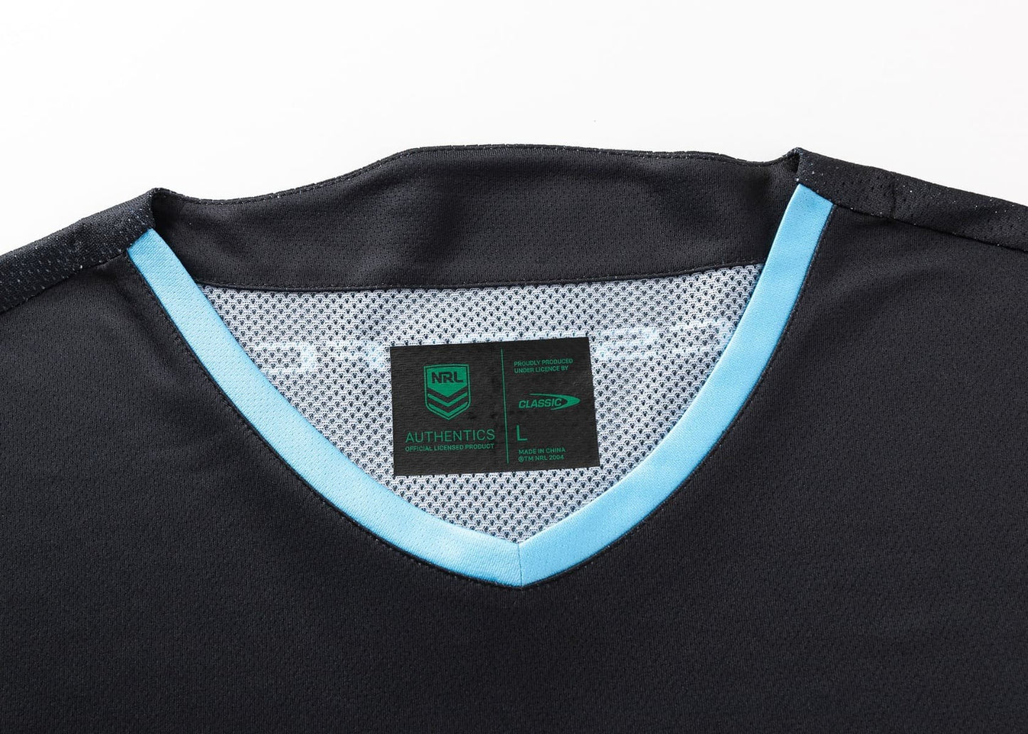Cronulla Sharks 2025 NRL Mens Black Training Shirt