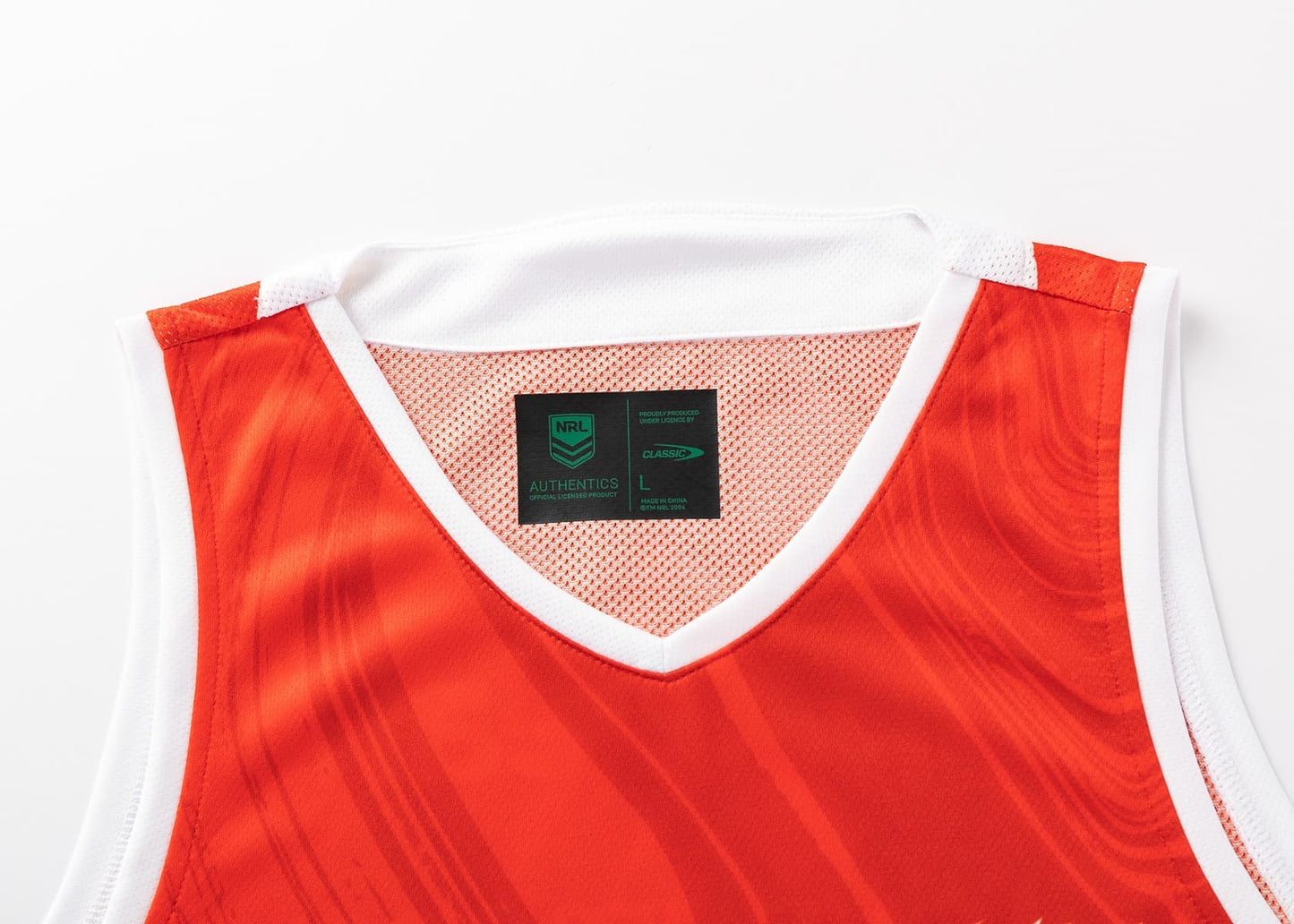 St George Dragons 2025 NRL Mens Red Training Singlet