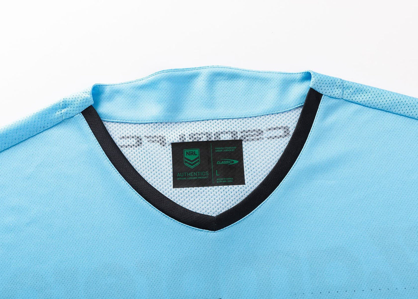 Cronulla Sharks 2025 NRL Mens Sky Training Shirt