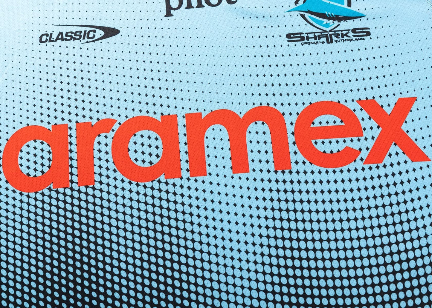 Cronulla Sharks 2025 NRL Mens Sky Training Shirt