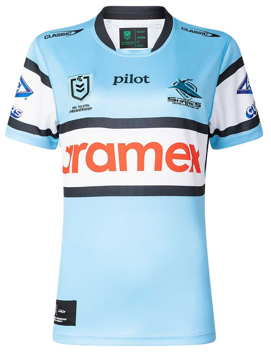 Cronulla Sharks 2025 NRL Ladies Home Jersey
