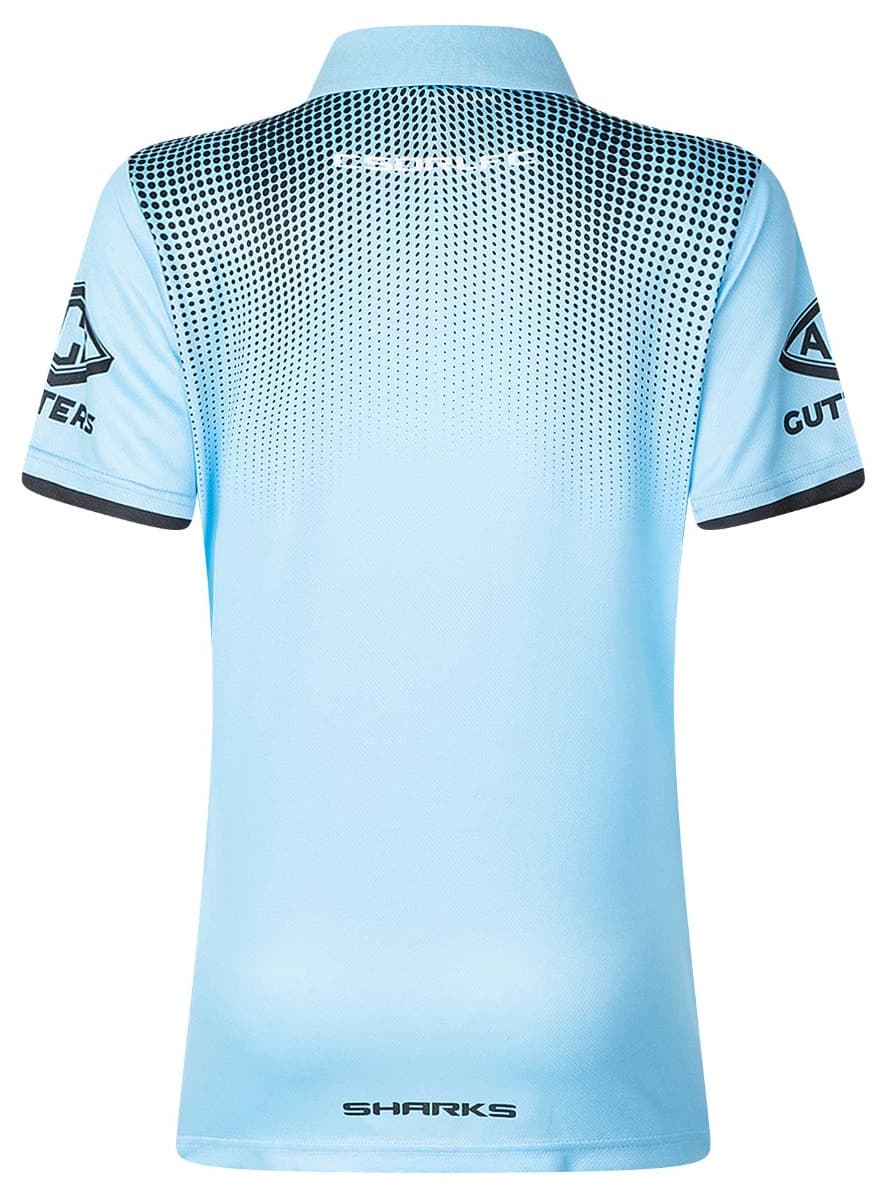 Cronulla Sharks 2025 NRL Ladies Players Polo Shirt
