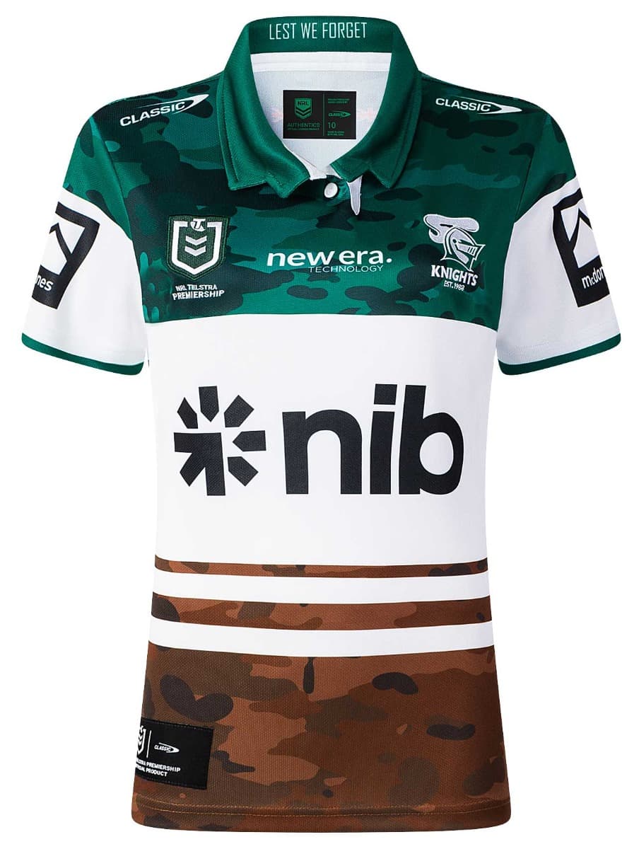 Newcastle Knights 2025 NRL Mens Anzac Jersey