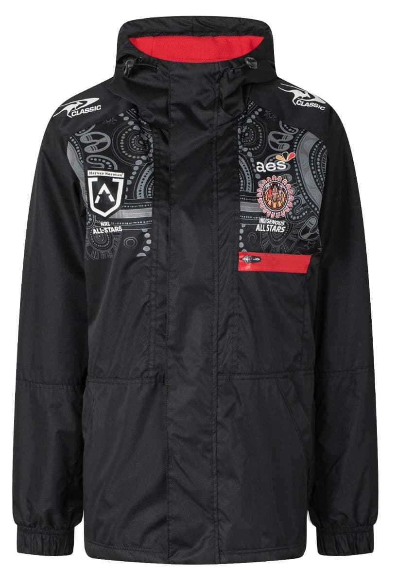 Indigenous All Stars 2023 NRL Mens Team Wet Weather Jacket