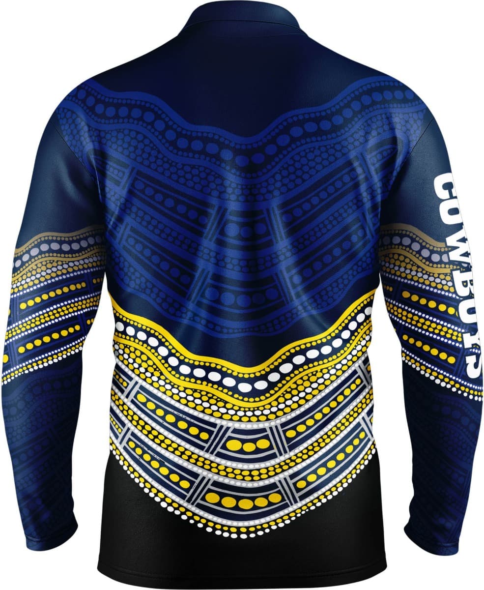 North Queensland Cowboys NRL Indigenous Fishing Shirt