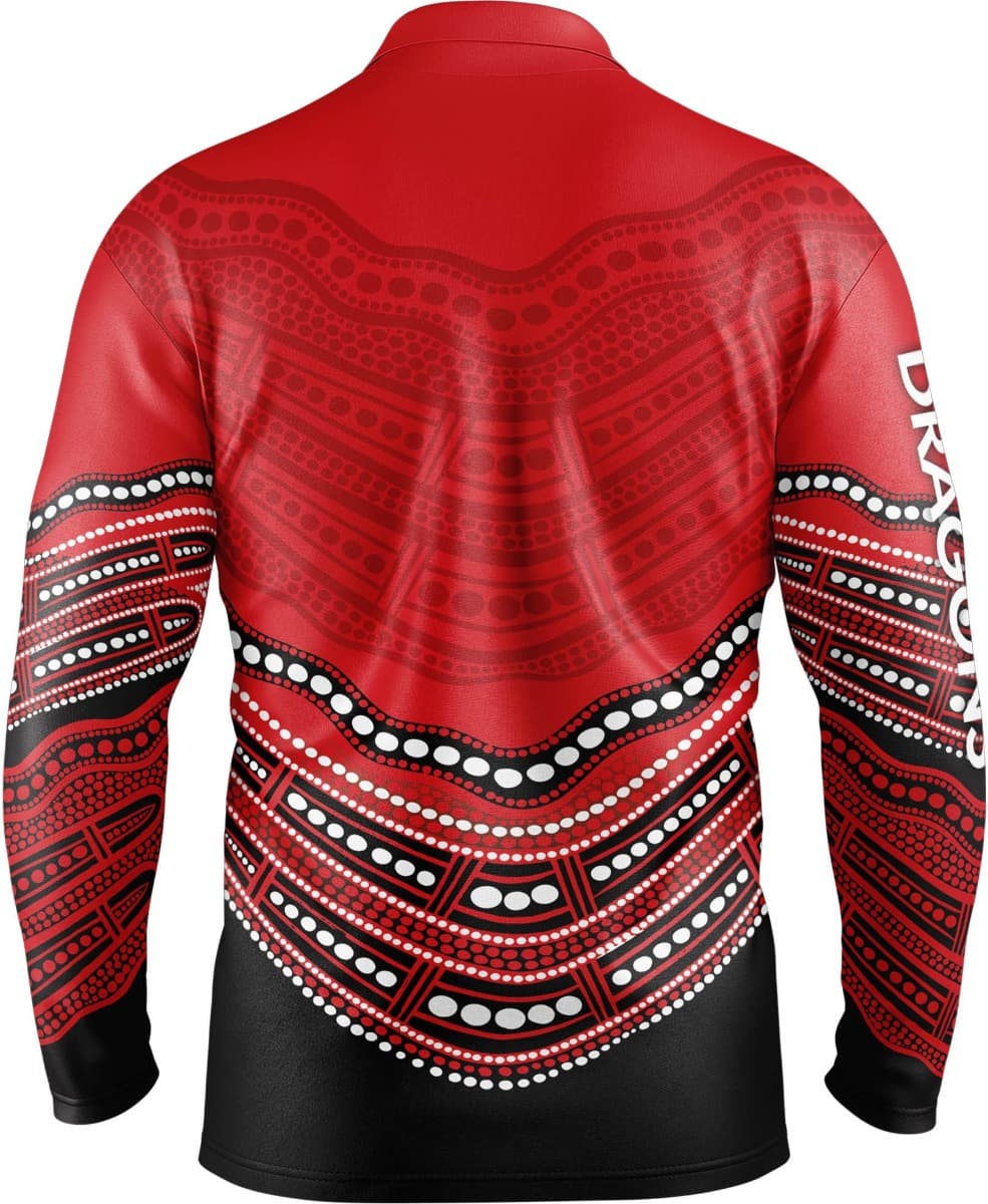 St George Dragons NRL Indigenous Fishing Shirt