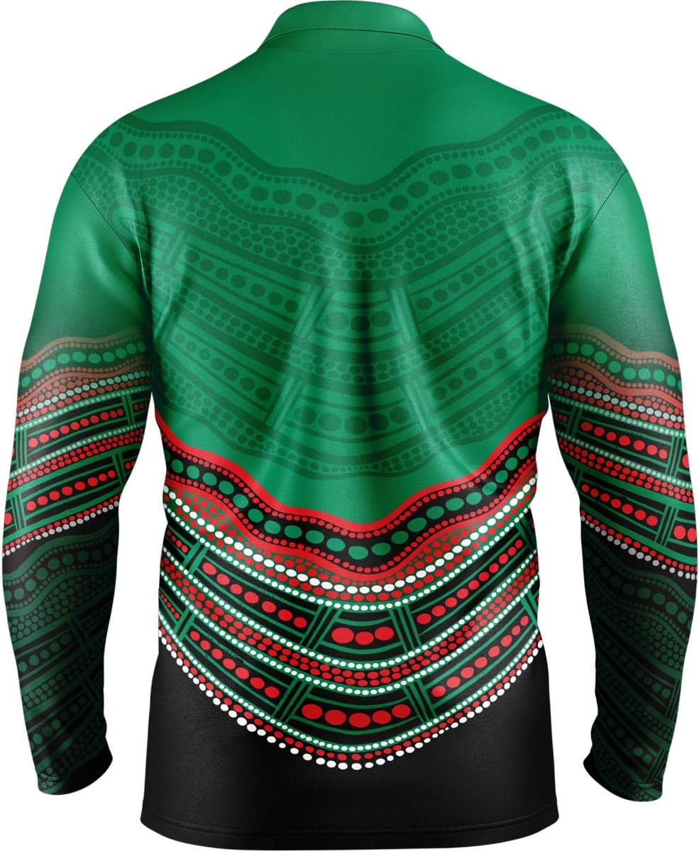 South Sydney Rabbitohs NRL Indigenous Fishing Shirt