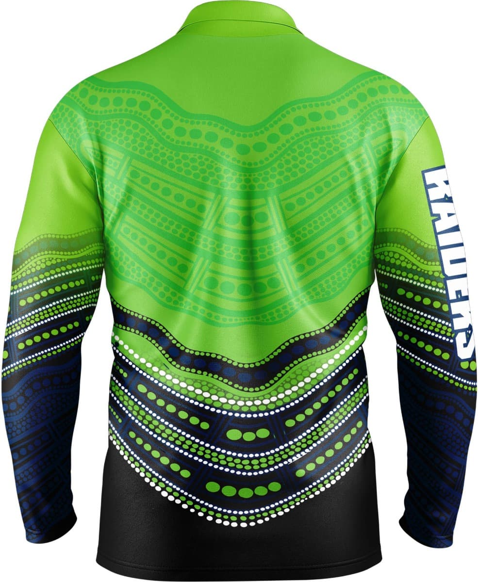 Canberra Raiders NRL Indigenous Fishing Shirt