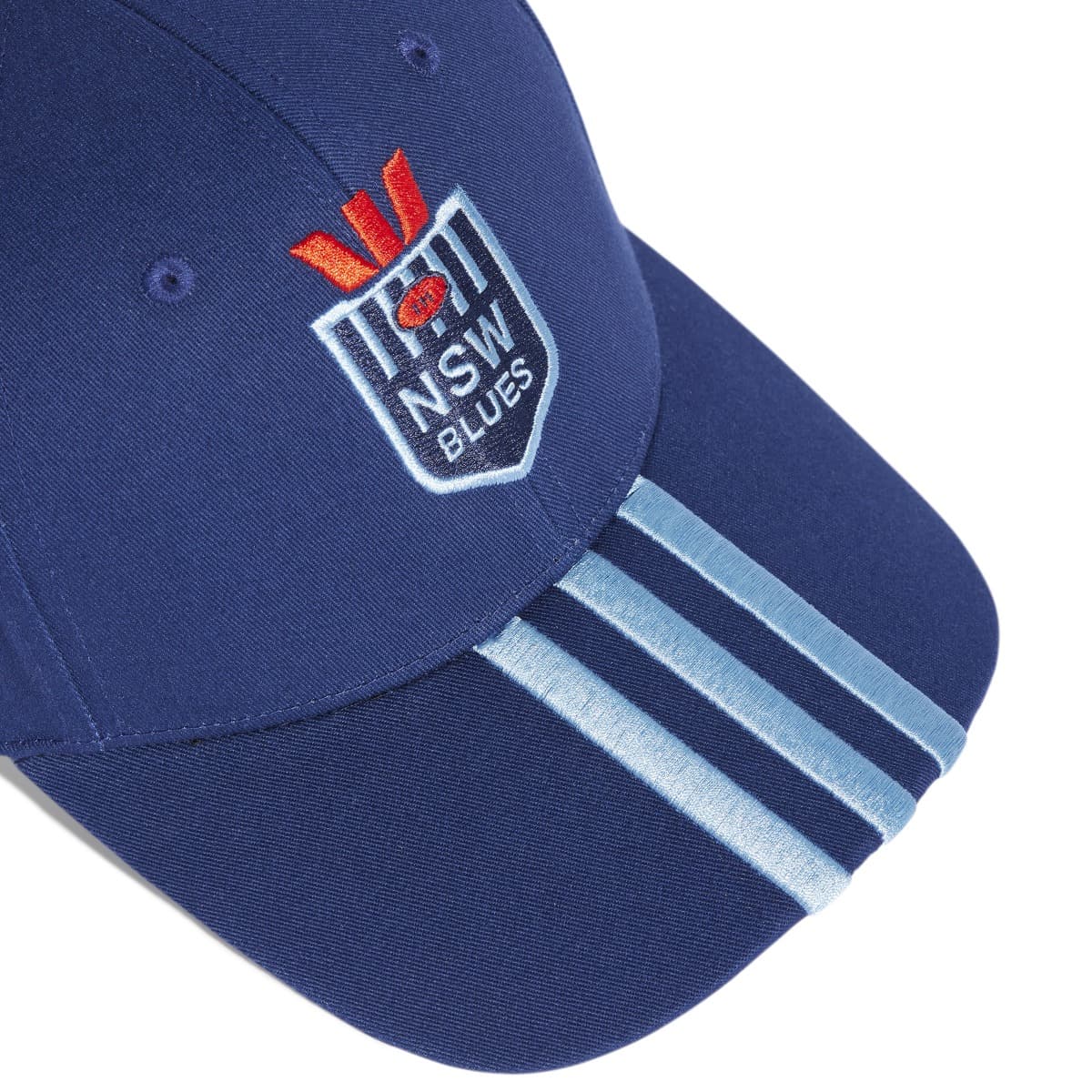 NSW Blues 2025 State of Origin 3 Stripe Baseball Cap NSW Blues 2025 State of Origin 3 Stripe Baseball Cap