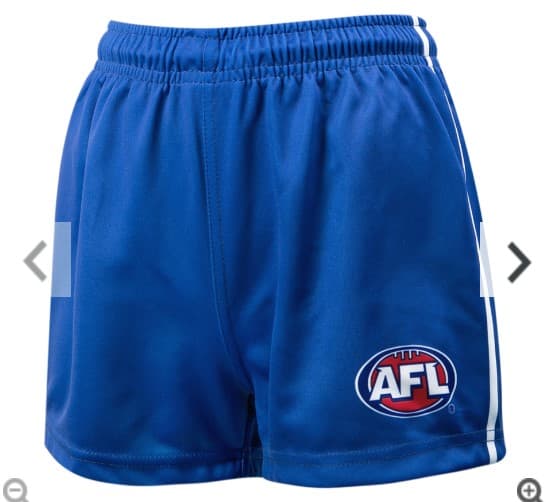 North Melbourne Kangaroos AFL Supporter Home Shorts