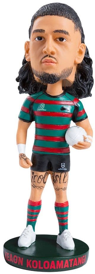 Keaon Koloamatangi South Sydney Rabbitohs NRL Bobblehead Keaon Koloamatangi South Sydney Rabbitohs NRL Bobblehead
