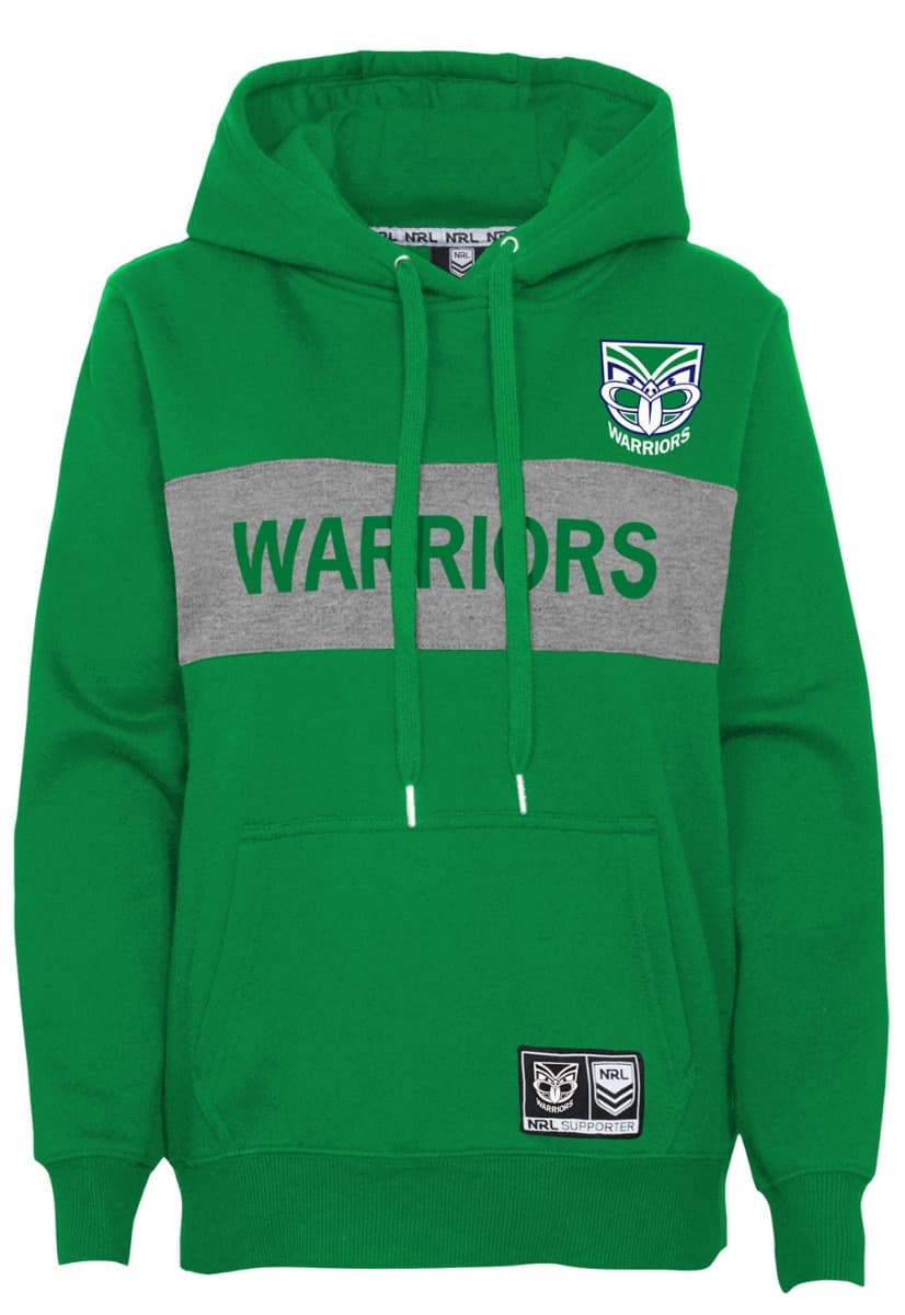 New Zealand Warriors NRL Mens Panel Hoody New Zealand Warriors NRL Mens Panel Hoody