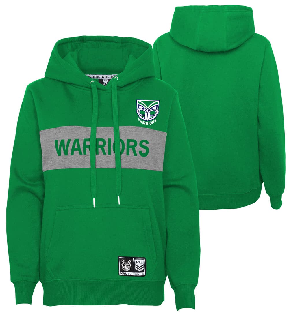 New Zealand Warriors NRL Mens Panel Hoody New Zealand Warriors NRL Mens Panel Hoody
