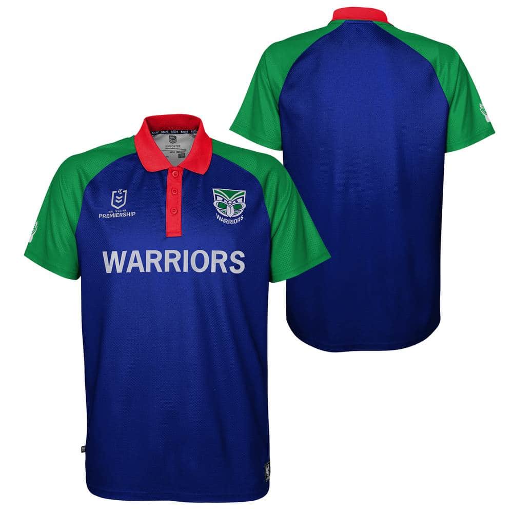 New Zealand Warriors NRL Mens Performance Polo Shirt