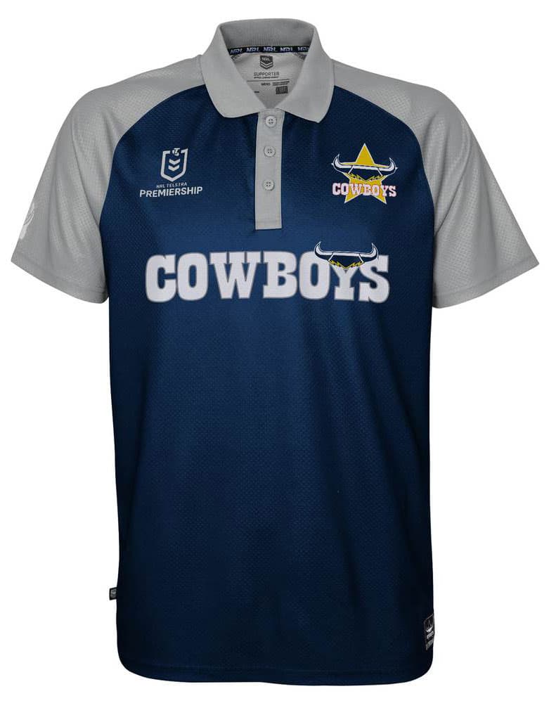 North Queensland Cowboys NRL Mens Performance Polo Shirt North Queensland Cowboys NRL Mens Performance Polo Shirt