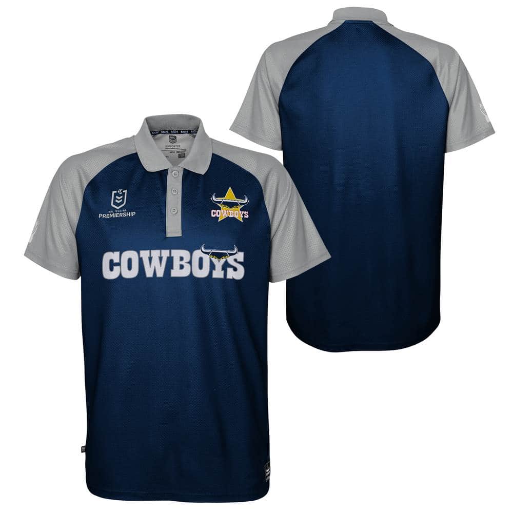 North Queensland Cowboys NRL Mens Performance Polo Shirt North Queensland Cowboys NRL Mens Performance Polo Shirt