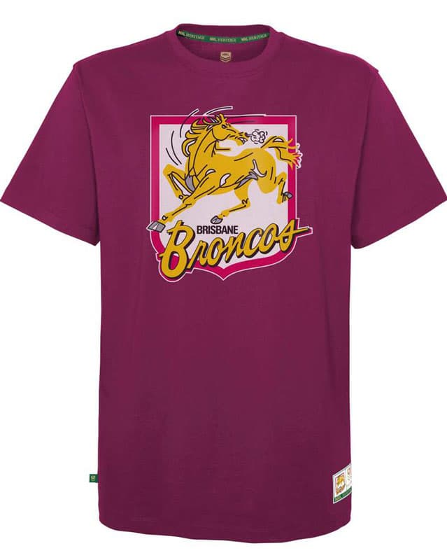 Brisbane Broncos NRL Heritage Crest Standard Shirt