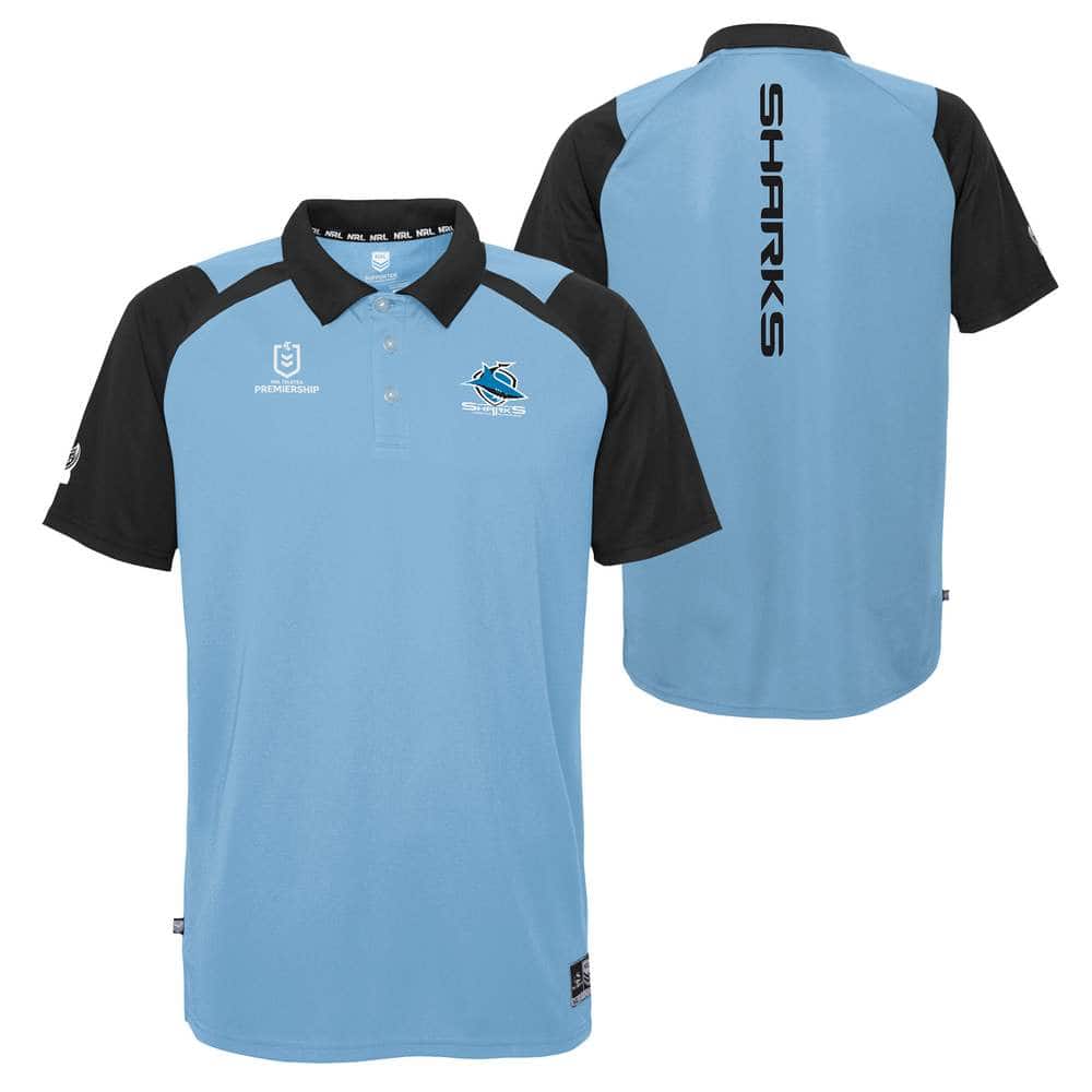 Cronulla Sharks Mens NRL Performance Polo Shirt
