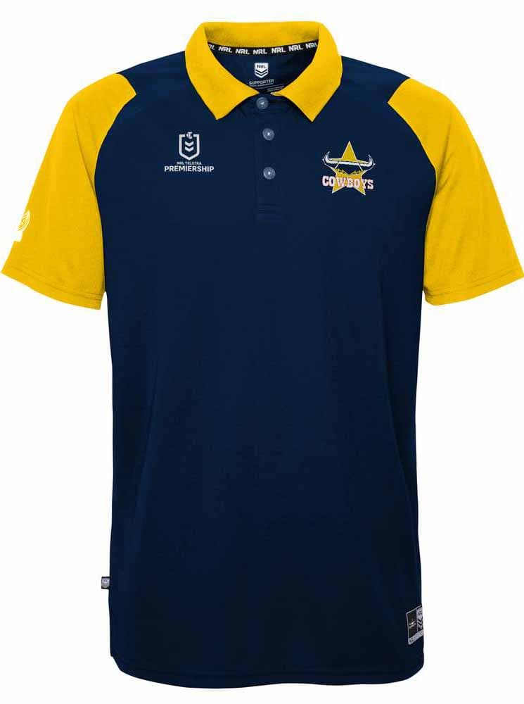 North Queensland Cowboys Mens Performance Polo Shirt North Queensland Cowboys Mens Performance Polo Shirt