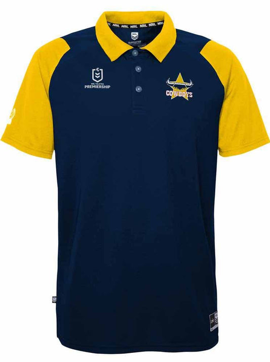 North Queensland Cowboys Mens Performance Polo Shirt North Queensland Cowboys Mens Performance Polo Shirt