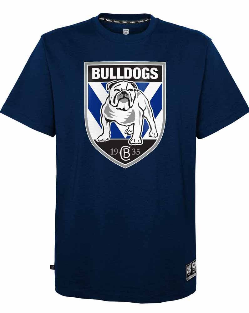 Canterbury Bulldogs NRL Mens Team Logo Tee