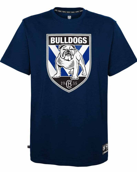 Canterbury Bulldogs NRL Mens Team Logo Tee Canterbury Bulldogs NRL Mens Team Logo Tee