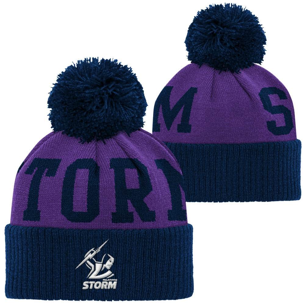 Melbourne Storm NRL Adults Beanie
