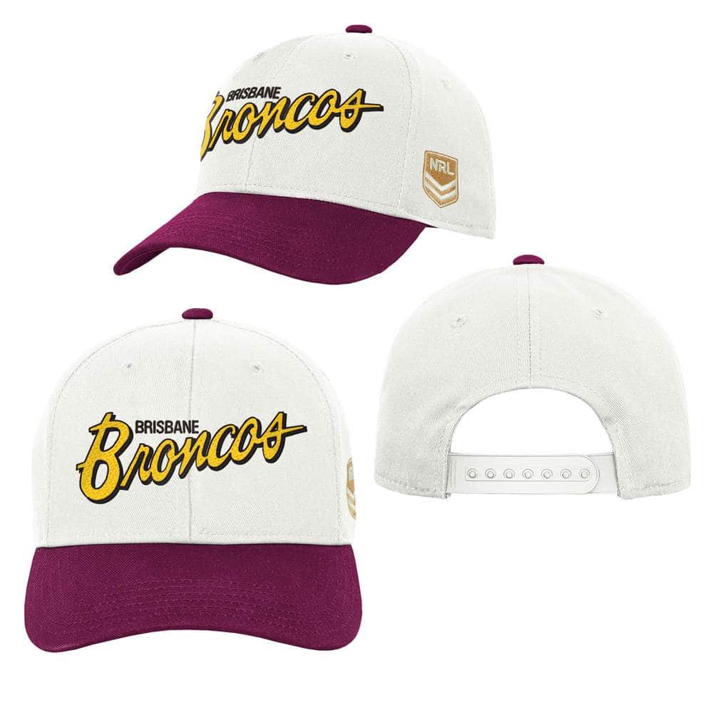 Brisbane Broncos NRL Heritage Logo Deadstock Cap
